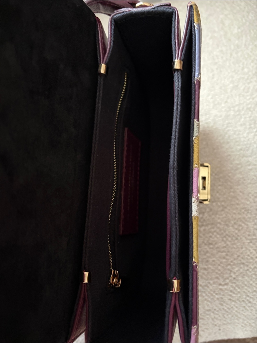 Sezane Mini Milo Patchwork Bag - Picture 7 of 14